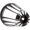 Arlen Ness #81-102 - Monster Sucker Air Cleaner Cover - Deep-Cut - Black