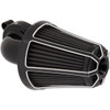 Arlen Ness #81-104 - Monster Sucker Air Cleaner Cover - Beveled - Black