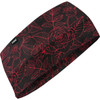 ZAN Headgear #HBL206 - SportFlex® Headband - Black and Red Roses