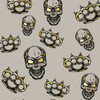 ZAN Headgear #Z211 - Flydanna® Head Wrap - Greige Spiked Brass Knuckles