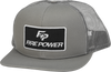 Fire Power #99-8106 - Flat Bill Patch Hat Grey