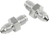 Goodridge #P10324-03CH-2 - Jic To -3 Tube Adapter Pair 3/8-24 Male Chrome 3/8"