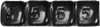 K&L #32-3493 - Wheel Weights 5 Gram Black 360 Piece/Box