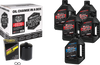 Maxima #90-119015PB - V-Twin Oil Change Kit Syn Xl Black Filter