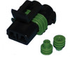 Namz Custom Cycle #NDP-38063 - Delphi-Packard Weatherpack 2-Wire Female Connector