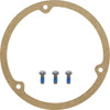 Drag Specialties - Live to Ride Derby Cover - 3 Hole - Gold