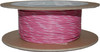 Namz Custom Cycle #NWR-109-100 - #18-Gauge Pink/White Stripe 100' Spool Of Primary Wire