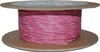 Namz Custom Cycle #NWR-109-100-20 - 100' Spool 20-Gauge Wire (Pink/White Stripe)