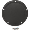 Drag Specialties - Derby Cover - Wrinkle Black - 5 Hole - '15-'25 Harley-Davidson