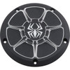 Rekluse #RMS-0515006 - Derby Cover - Wrinkle Black - Touring/Trike