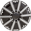 Arlen Ness #700-002 - 10-Gauge Derby Cover - Black/Machined - Touring/Trike