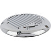 Thrashin Supply CO. #TSC-3017-3 - Derby Cover without Gasket - Finned - Chrome - 5 Hole