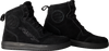 Rst #103062BLK-36 - Ladies Hitop Moto Sneaker Ce Black Suede Sz 5