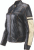 Kuryakyn #094388 - Leather By River Road Dame Vintage Leather Jacket Black Womens - Small