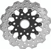 Twin Power 84-17 BT Exc 11.8 and Lug Mount 84-13 XL Front 11.5 Scalloped Floating Rotor Black Mesh