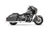 Rinehart Racing 500-0563 - 4" DBX40 Slip-On Exhaust For Indian - 2014-Later / Black with Black End Caps