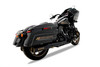 Rinehart Racing 500-1103 - 4.5" HP45 Slip-On Muffler For Harley Touring - Midnight