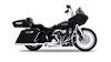 Rinehart Racing 500-1111 - 4.5" HP45XL Slip-On Muffler For Harley Touring - Black with Bronze End Caps
