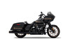 Rinehart Racing 500-1113 - 4.5" HP45XL Slip-On Muffler For Harley Touring - Midnight