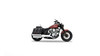 Rinehart Racing 500-1501 - Indian Chief Slip-On Mufflers - Black / Black End Cap