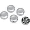 Drag Specialties - Rear Pulley Bolt Cover - Chrome