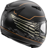 Arai Helmets #0101-15958 - Signet-X Helmet - US Flag - Black Frost - 2XL