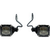 Custom Dynamics #SD-23RG-FT-AW  - Front Turn Signals - Shark Demon® - LED - Amber/White - Smoke