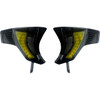 Custom Dynamics #SD-RG23-VTS-AB - Shark Demon® Turn Signal Vents - Yellow Lens