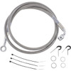 Drag Specialties - Brake Line - Front - Stainless Steel