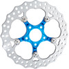 Arlen Ness #300-109 - Spider Rotor - 12-19/32" - Blue - Front