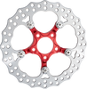 Arlen Ness #300-111 Spider Rotor - 12-19/32" - Red - Front