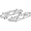 Arlen Ness #410-054 - Diamond Floorboards - Driver - Chrome