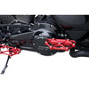 Arlen Ness #410-062 - Diamond Floorboards - Passenger - Red