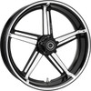 Arlen Ness #71-421 - Wheel - Factory 24 - Front/Rear - Black/Contrast Cut - 19x3.25