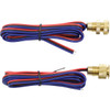Paul Yaffe Bagger Nation #PYO:BOLTS-BRK-BR - Lightning Bolts - Red - Brass