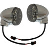 Drag Specialties - Turn Signal - Rear - Smoke/Amber - Chrome