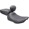 Mustang #89503 - Wide Tripper™ Seat - Solo - Black Stitching - FLT/FLH '23-'25