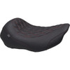 Mustang #88503DC - Wide Tripper™ Seat - Solo - Dark Cherry Stitching - FLT/FLH '23-'25