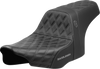 Saddlemen Pro Series SDC Performance Seat - Gray Stitching - w/o Backrest - FLT/FLH '23-'24