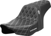 Saddlemen Pro Series SDC Performance Seat - White Stitching - w/o Backrest - FLT/FLH '23-'24