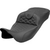Saddlemen #808-07B-21100 - RoadSofa™ Tri Gripper Seat - Extended Reach - w/o Backrest - FLH/FLT '08-'25