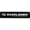 Saddlemen #15799 - Metal Sign - 24" x 5-1/2" - Black/White