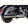 S&S Cycle #550-1132 - 2-into-1 Qualifier Exhaust System - Brushed Stainless Steel - 49 State - Indian with PowerPlus