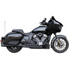S&S Cycle #550-1133 - 2-into-1 Qualifier Exhaust System - Guardian Black - 49 State - Indian with PowerPlus