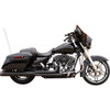 S&S Cycle #550-0772 - 2-into-1 Sidewinder Exhaust System - 50 State - Black - Touring '07-'16
