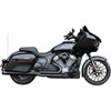 S&S Cycle #550-1131 - 2-into-1 Qualifier Exhaust System - Guardian Black - Race Only - Indian with PowerPlus