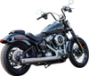 S&S Cycle #550-1160 - Grand National Slip-On Muffler - 50 State - 4" Chrome - M8 Softail