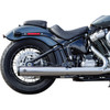 S&S Cycle #550-1160 - Grand National Slip-On Muffler - 50 State - 4" Chrome - M8 Softail