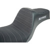 Slyfox #4694B-slyfox - High Noon Seat - Vinyl - Classic Stitch - Gray Logo - Dyna '12-'16