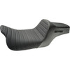 Slyfox #4710A-SlyFox - Highnoon Seat - Vinyl - Classic Stitch - Black Logo - FLH/FLT '08-'24